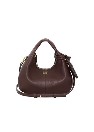 Hobo Mini Grained bag Chicory Coffee A7102 Ganni 